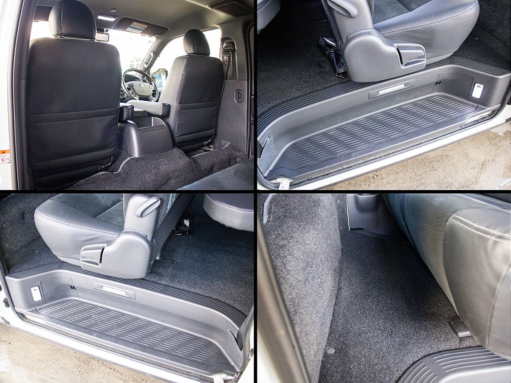 後席足元のお写真になります！