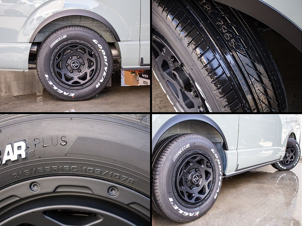 オリジナルネクサストレイルアルミホイールにグッドイヤーナスカータイヤをインストール！