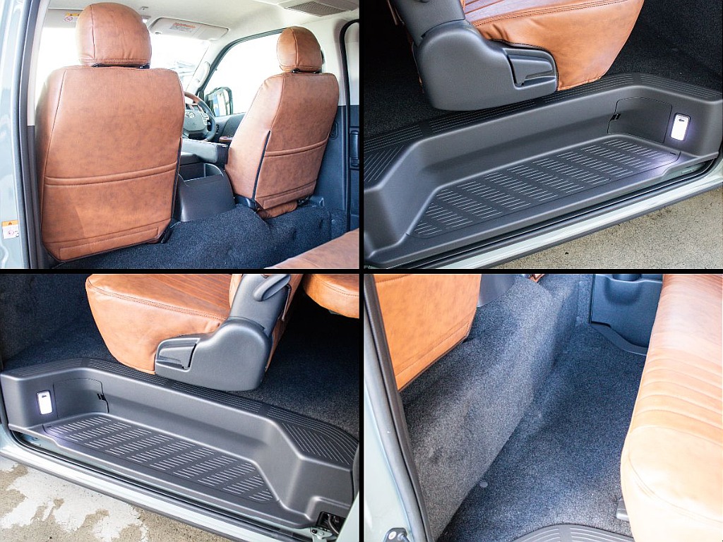 二列目の足元、ステップも状態良好です！