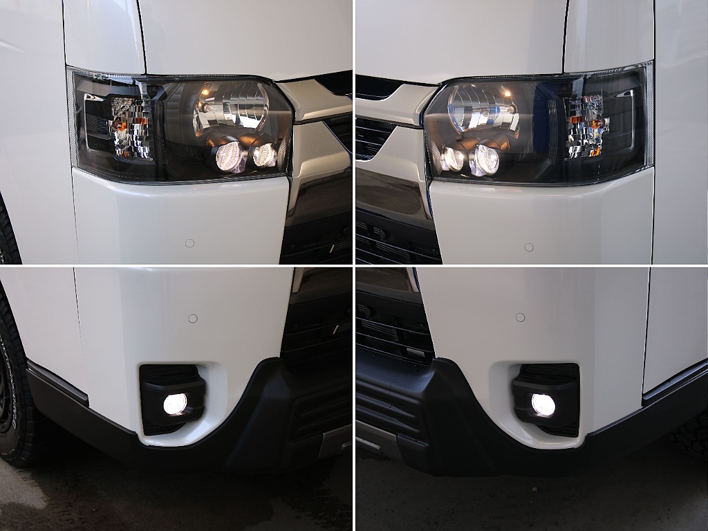 ヘッドライトインナーブラック塗装をしております！