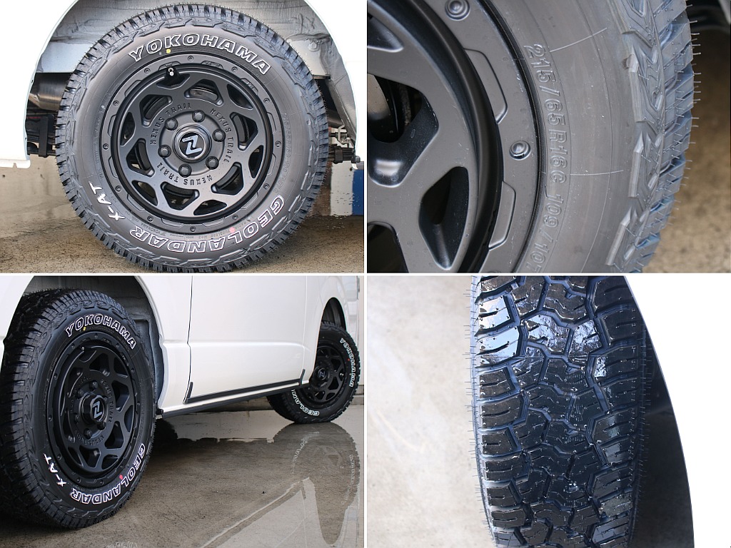 ネクサストレイルアルミホイールにジオランダーX-AT16インチを装備しております！