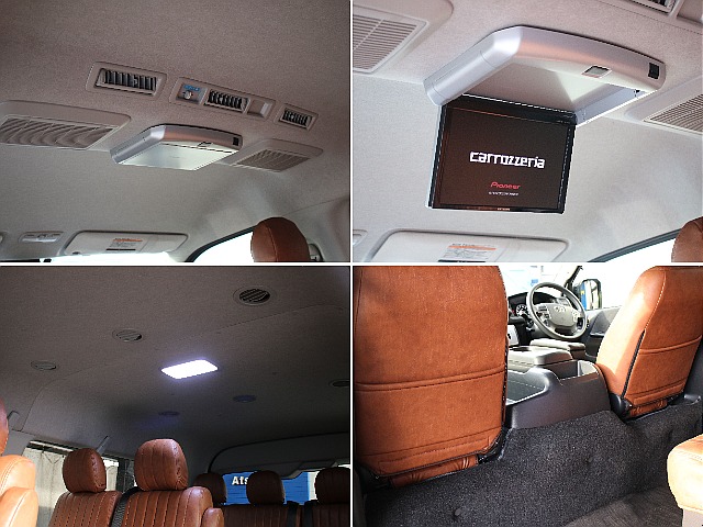 フリップダウンモニターも装備しております！