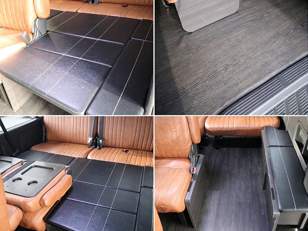 就寝スペースも確保できるゼロワゴンベッドを装備しております！