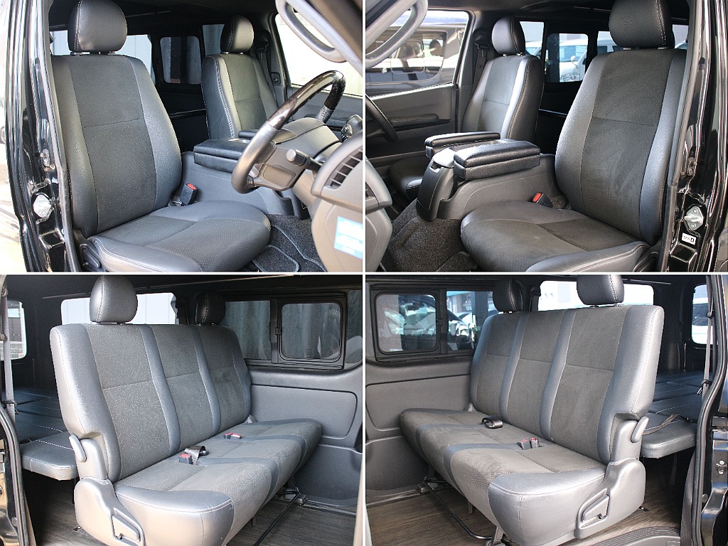 ハーフレザー調のシートになります！