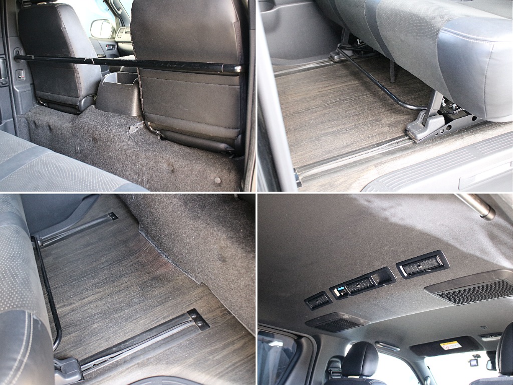 2列目にはスライドレールが搭載されているので、前後に動かすことが可能です！