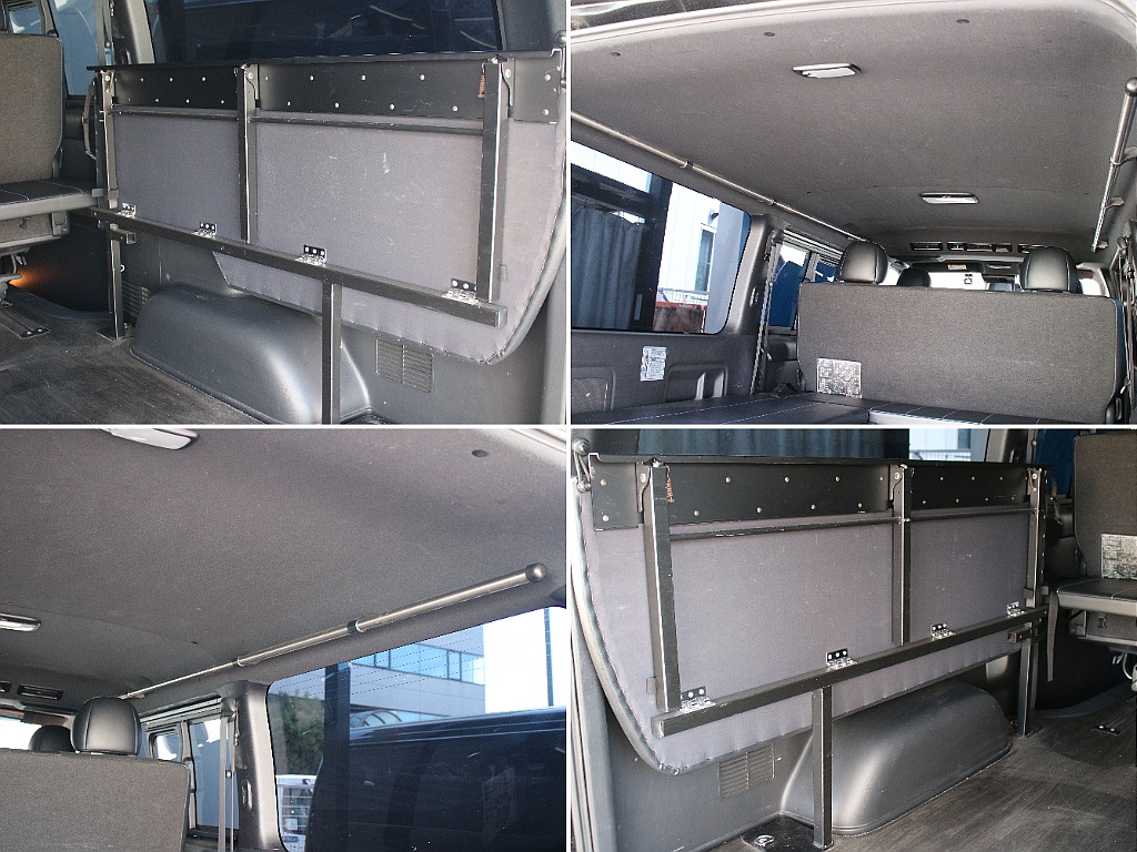 サイドバーが搭載されているので車中泊中などにも活用できます！