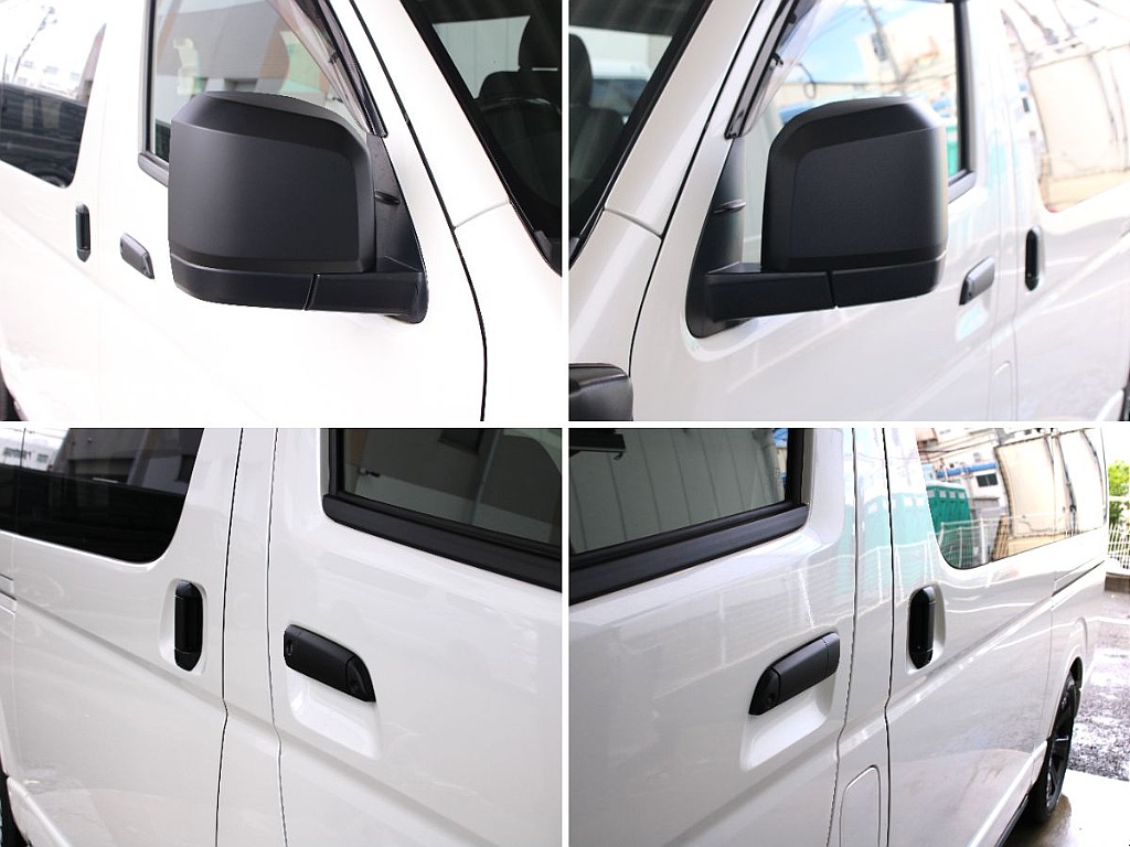 各部メッキ部分をマッドブラック塗装を施しております！