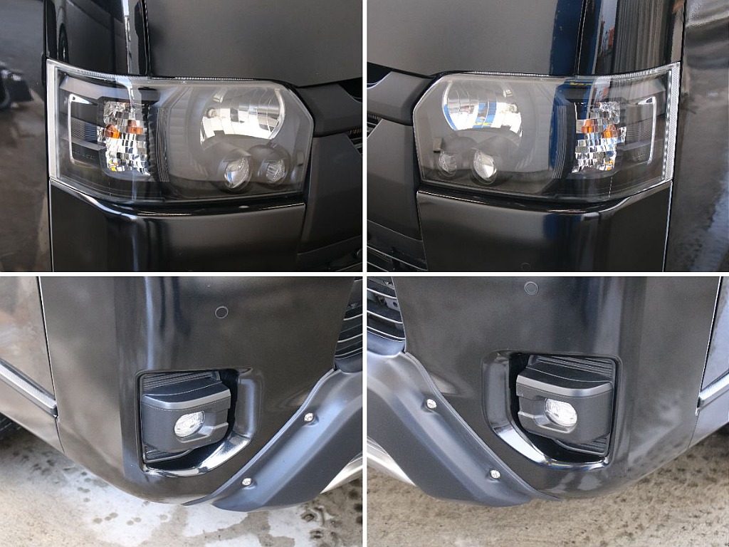 ヘッドライトインナーブラック塗装をしております！