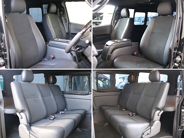 ダークプライムⅡならではのハーフレザー調のシートとなっております！