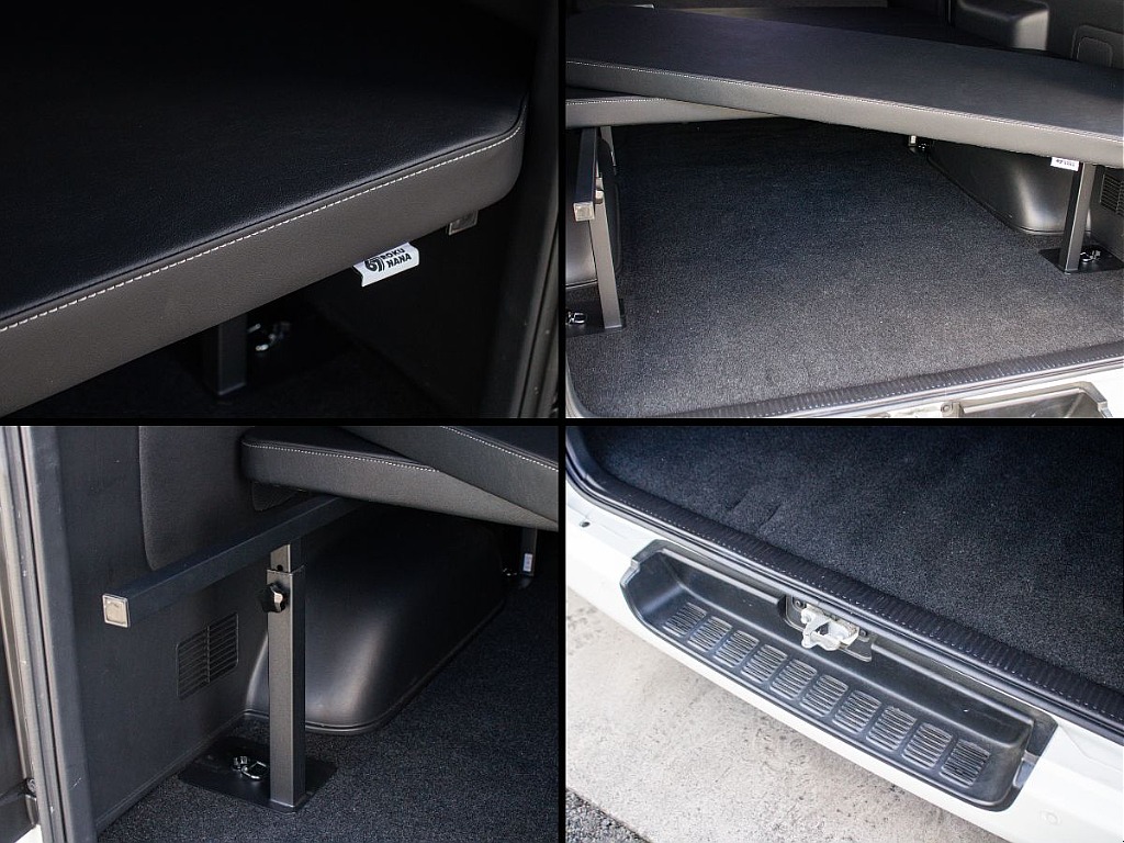 ベッドキットは4分割式で簡単にお取り外しいただけます！