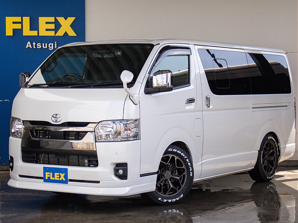 R4年式　ハイエースバン　2.8L　スーパーGL　ダークプライムⅡ　ディーゼル2WD　ローダウンカスタム！