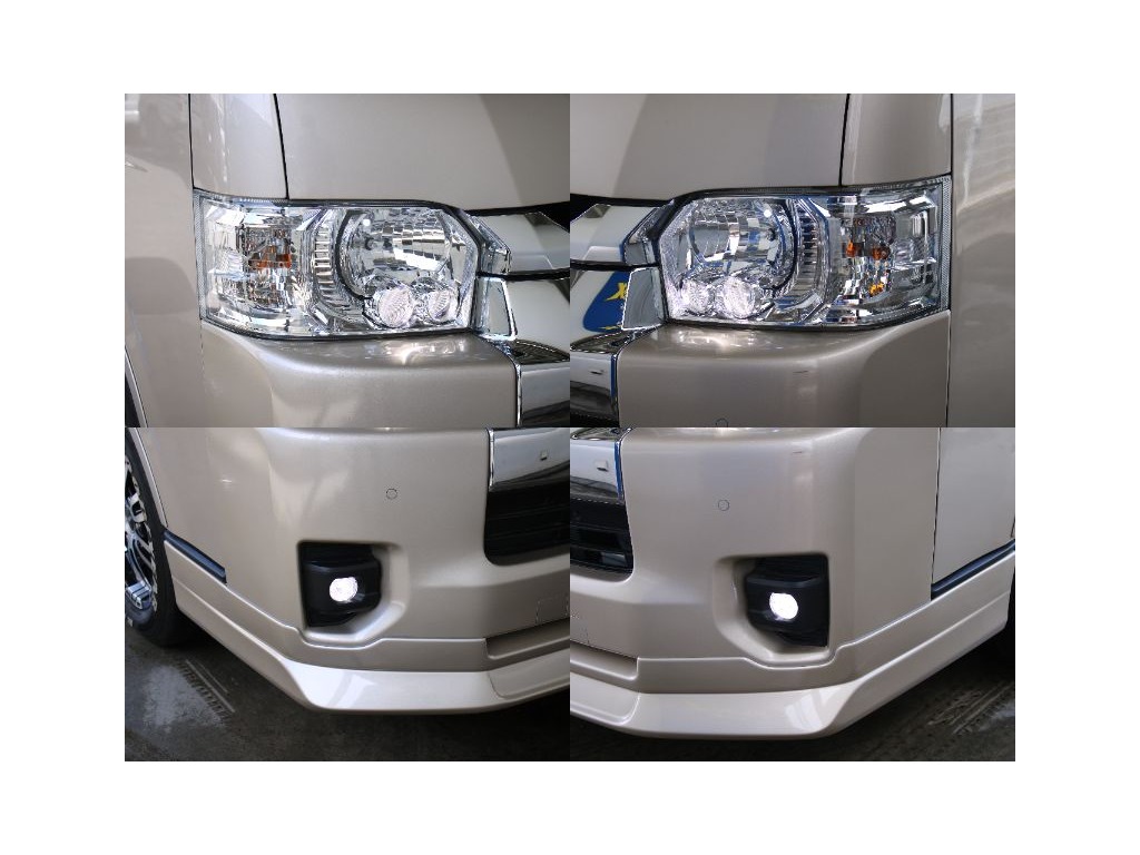 ヘッドライト、フォグランプ共にLEDで装備しております！