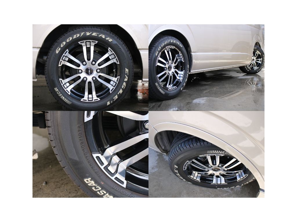 オリジナルDelf02アルミホイールにグッドイヤーナスカータイヤを装備しております！