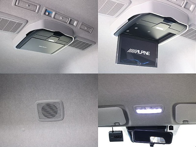 12.8インチの大画面フリップダウンモニターも装備しております！