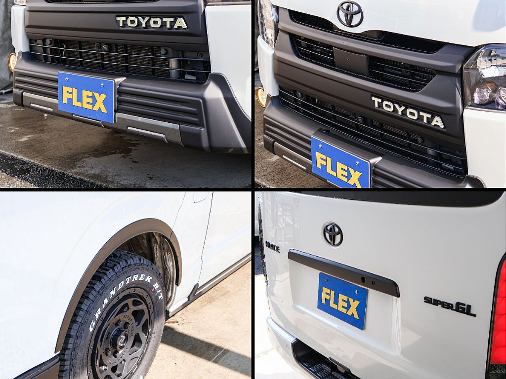 オリジナルのT-Force フロントスポイラーを装備しており、オフロードな印象となっております！