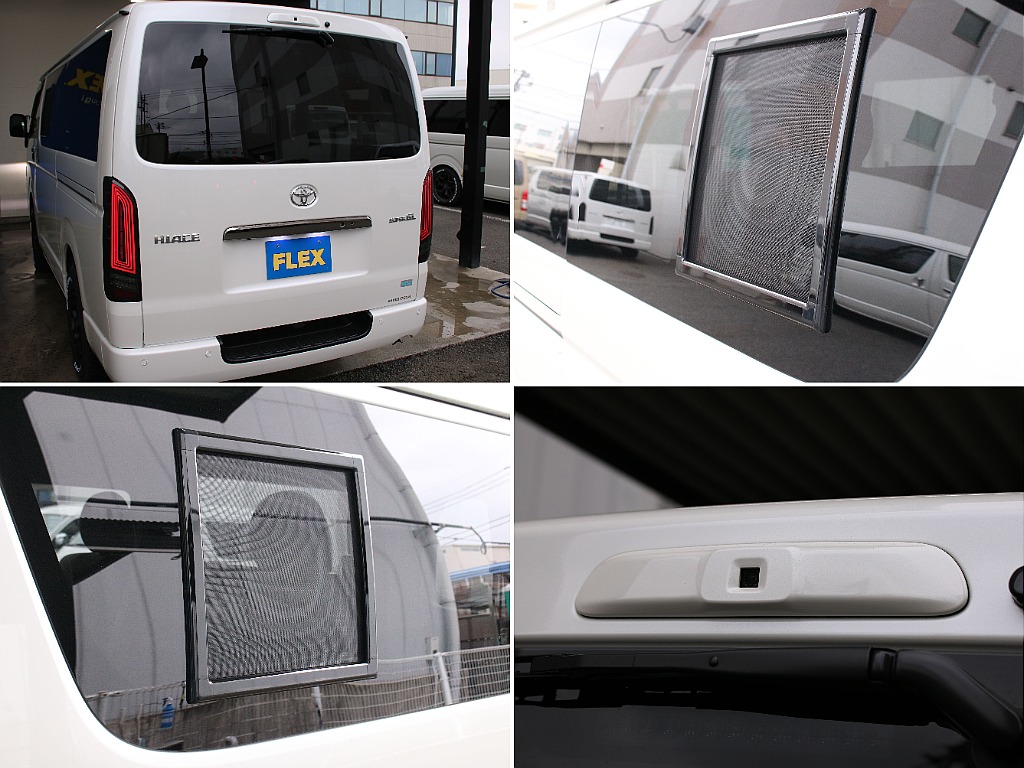 両側小窓付き！網戸も装備してます！