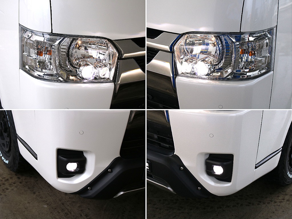 ヘッドライト、フォグランプ共にLEDです！