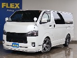 R4年式　ハイエースバン　S-GLダークプライムⅡ　ガソリン２WD　415COBRAフルエアロパッケージ！