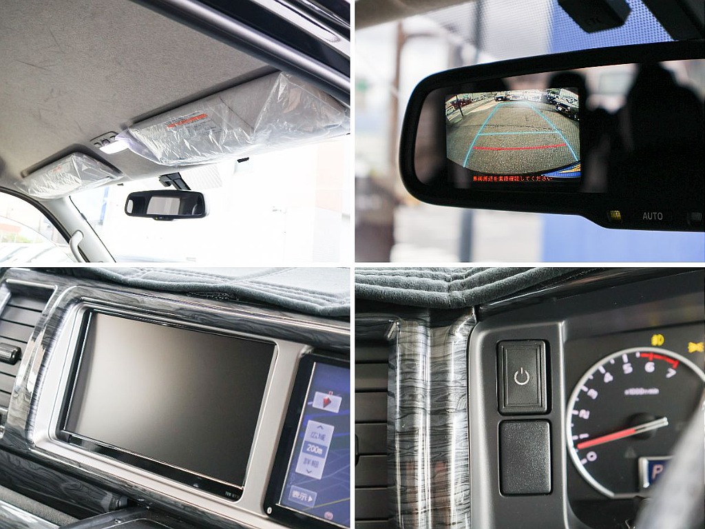 メーカーオプションの自動防眩ミラー、サブモニターを装備してます！