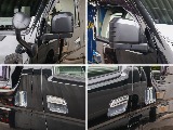 マッドブラックのミラーカバーを装備しております！