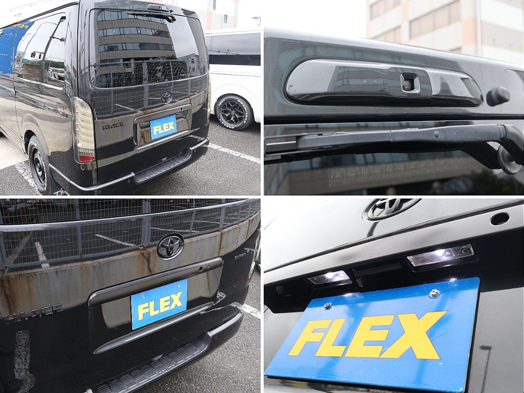 ナンバー灯は、純正だと電球になるのですがＬＥＤに交換されています！