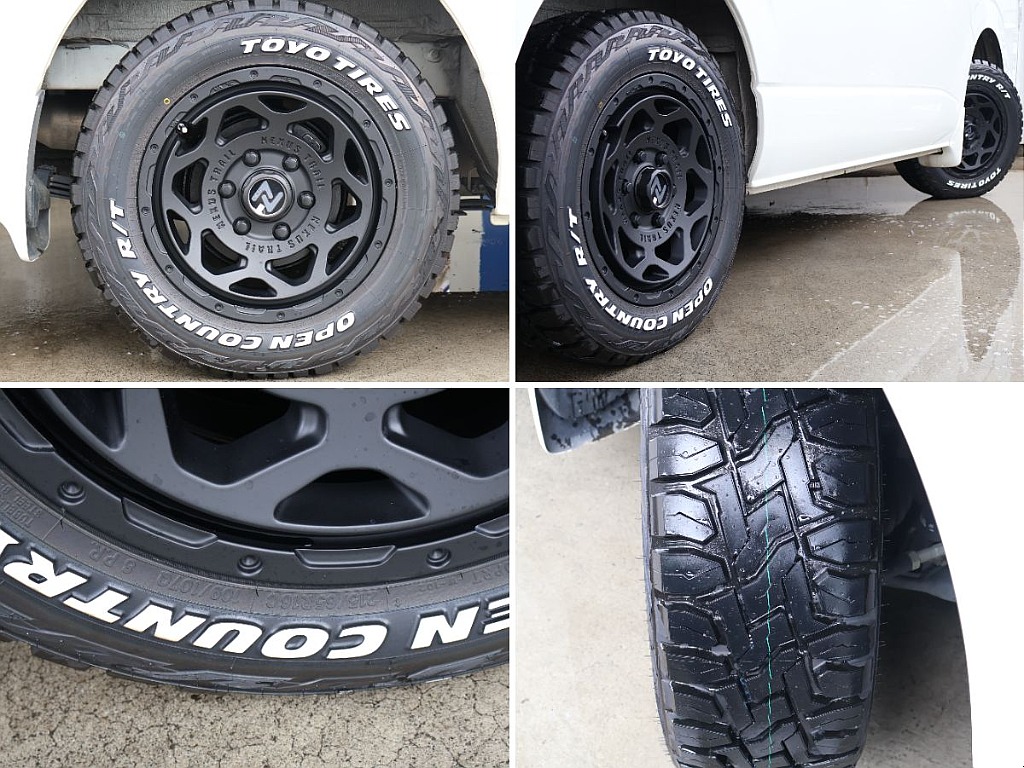 新品のネクサストレイル１６インチアルミホイールにグットイヤーナスカーの１６インチのタイヤを装備しております！