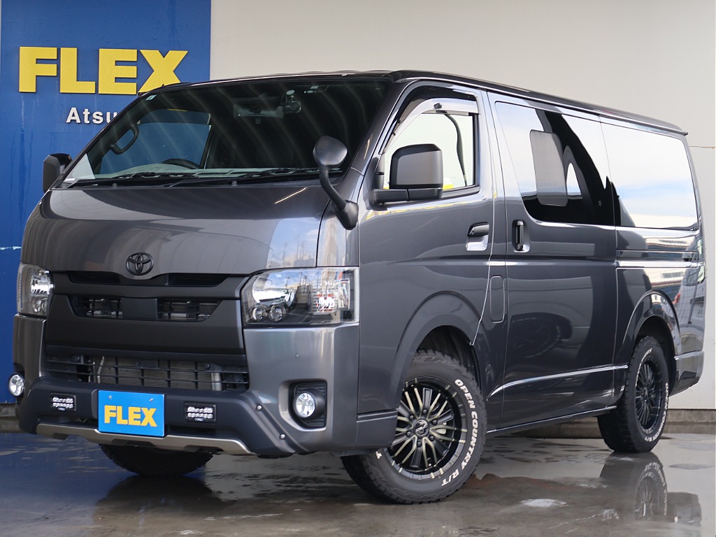 令和３年式　ハイエースバン　S-GL　ダークプライムⅡ　2.0L　ガソリン2WD　オフロードカスタム！