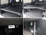 荷室にはベッドキットtype2装備！高さの調整やマットの取り外しも可能です！