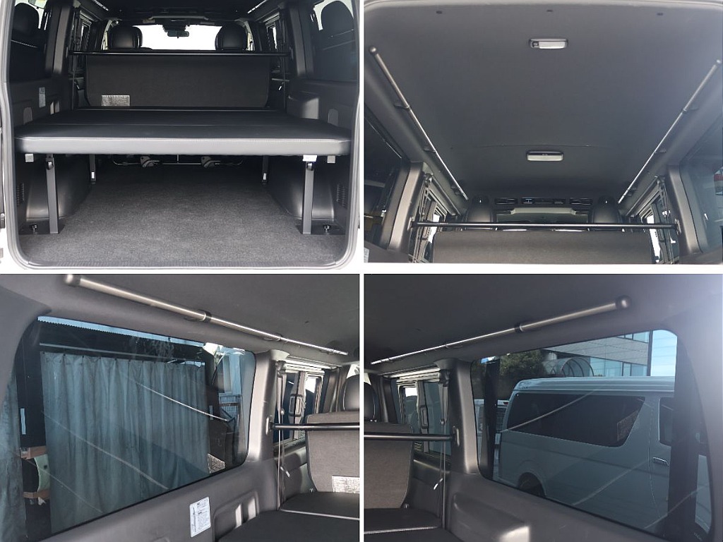 FLEXオリジナルベットキットType2やサイドバーを装備！ルーフスピーカーも完備されている車両となります！