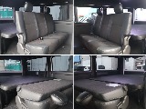 2列目シートは倒すと更に広い車中泊空間に！