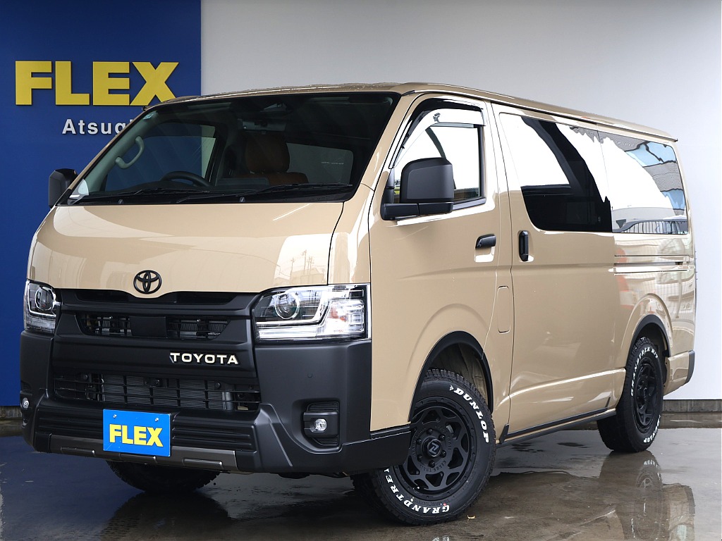 トヨタ&nbsp;ハイエースバン&nbsp;5ドアバン2.8DT スーパーGLロング 4WD&nbsp;アースカラー 9型 登録済未使用車！&nbsp;神奈川県