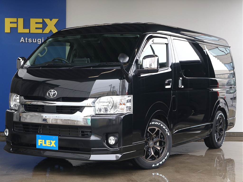 トヨタ&nbsp;ハイエース&nbsp;ワゴン2.7GLロング ミドルルーフ&nbsp;厳選中古車両！大画面モニター搭載！&nbsp;神奈川県