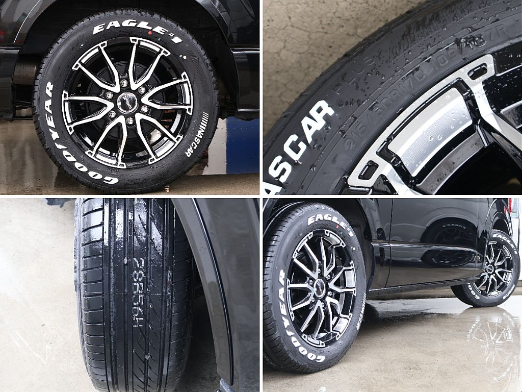 オリジナルDelf06アルミホイールにナスカータイヤ17インチを新品で装備！