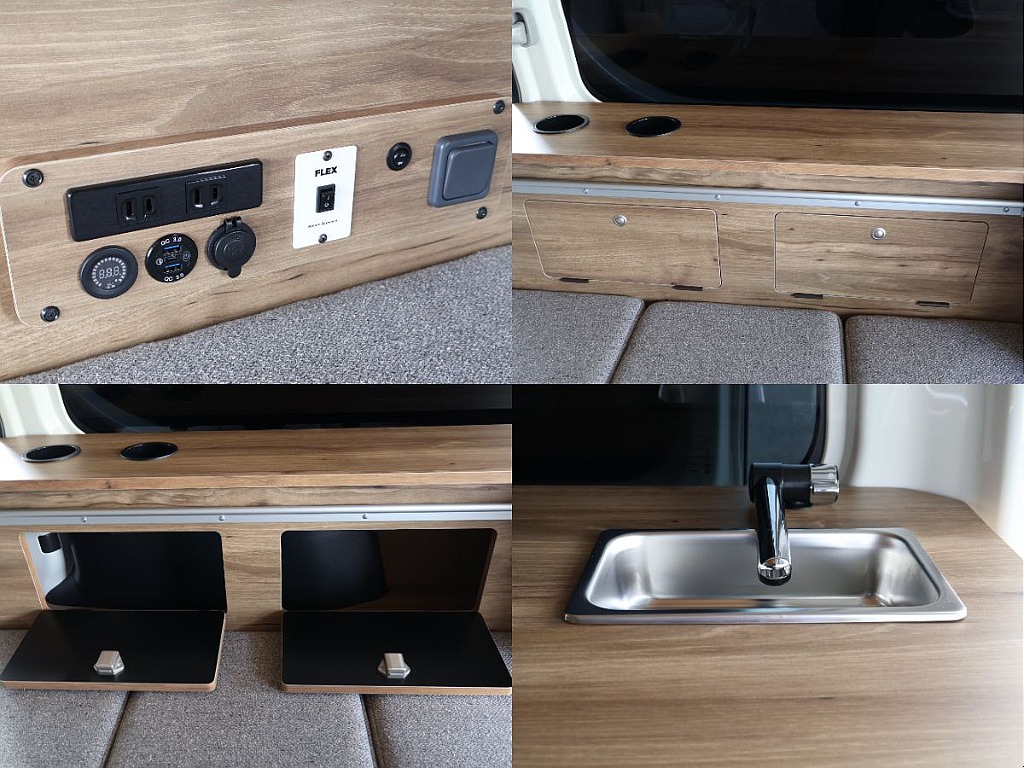 トヨタ&nbsp;ハイエースバン&nbsp;5ドアバン2.8ディーゼルT DXロング 4WD&nbsp;8ナンバー！内装WoodVillage！&nbsp;神奈川県の詳細画像&nbsp;その9