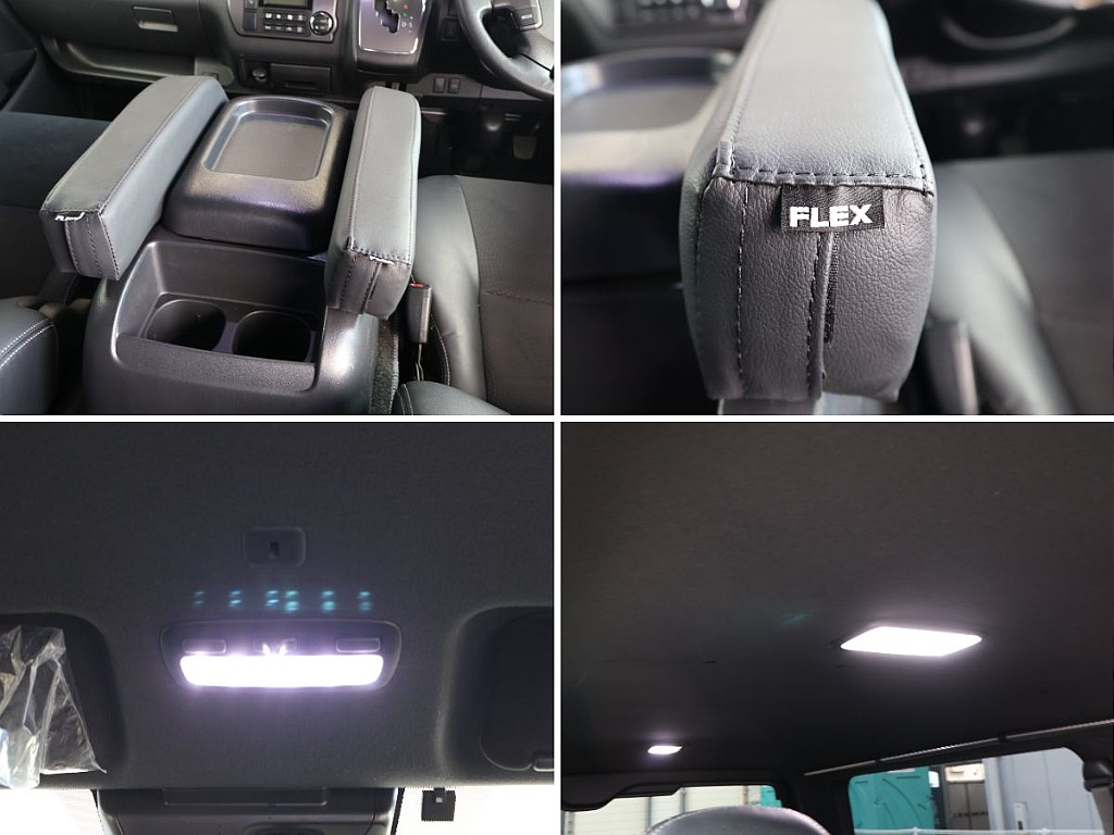 新品のオリジナルアームレスト左右装備！ルームランプもLEDで車内明るいです！