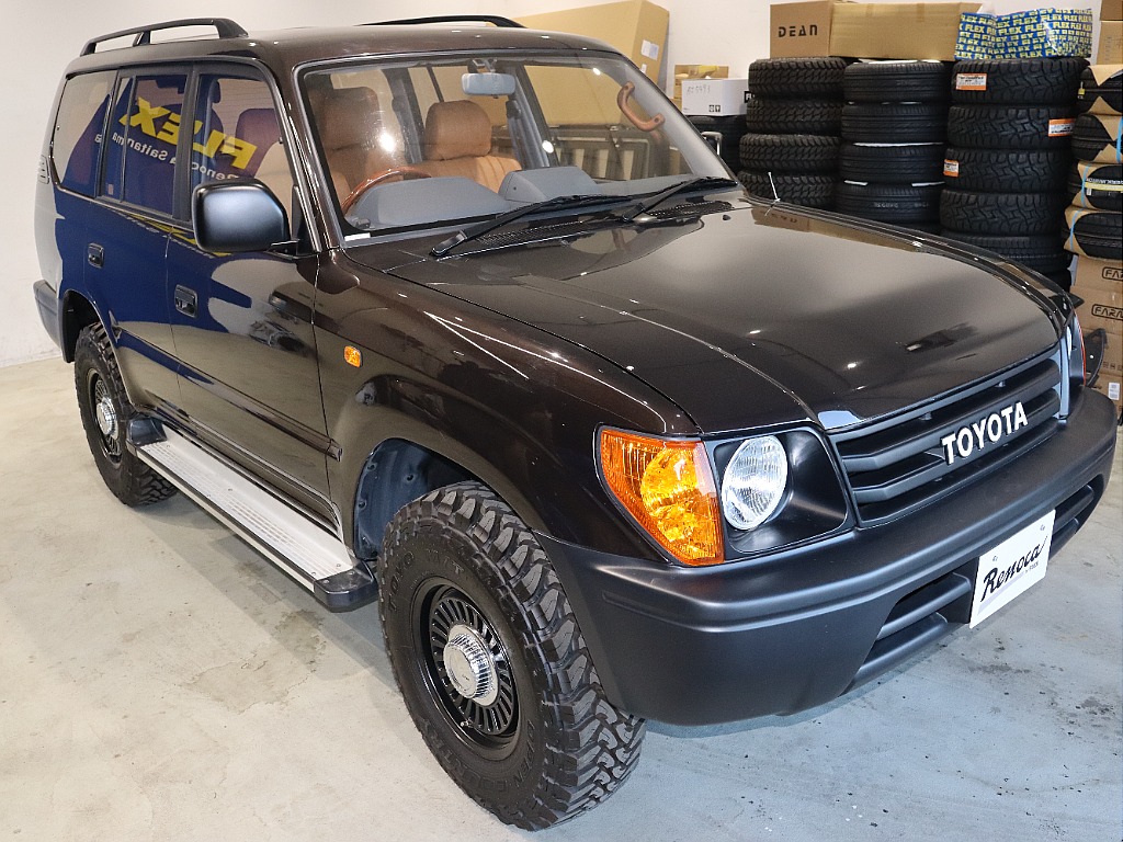 【平成12年後期型】95プラドARMY×BMW MINI純正カラーホットチョコレートNEWオールペイント】【3400㏄ Ｖ６ガソリンエンジン】