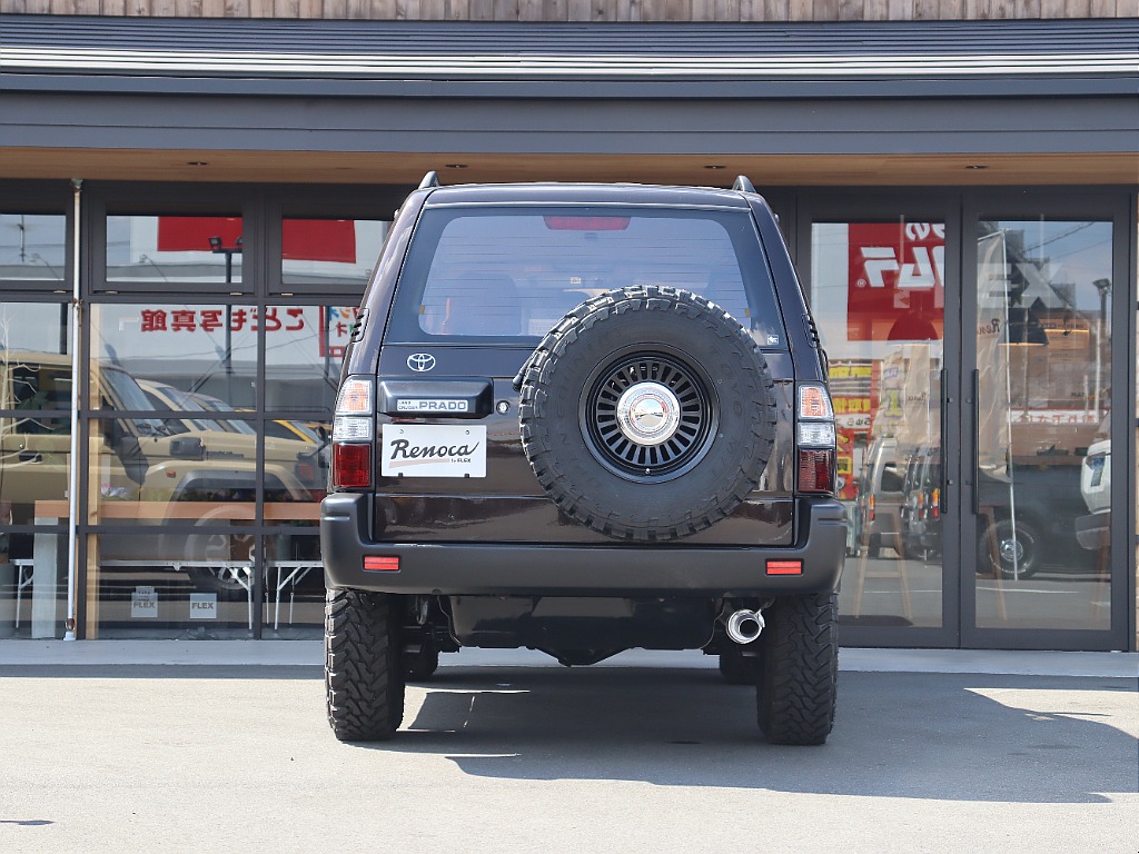 【平成12年後期型】95プラドARMY×BMW MINI純正カラーホットチョコレートNEWオールペイント】【3400㏄ Ｖ６ガソリンエンジン】