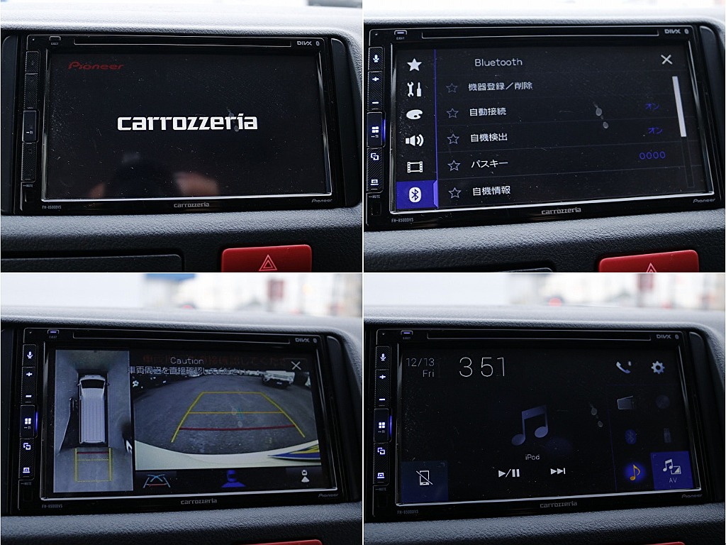 カロッツェリアディスプレイオーディオ（Bluetooth接続可能）パノラミックビューモニター付き！！