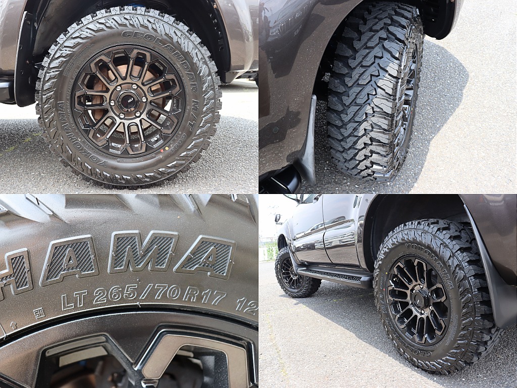 お馴染み！YOKOHAMAジオランダーMTタイヤ・XELF02アルミホイール装備済み！オフロード感満載です☆