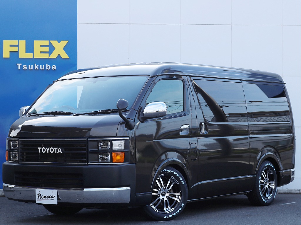 【厳選中古車】リノカ角目四灯フェイスチェンジ！ハイエース　ワゴン　GL　2.7L　ガソリン2WD