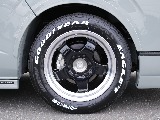 ホイールは　ワーク製17インチホイールを合わせました！