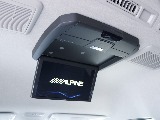 アルパイン12.8インチフリップダウンモニター！！ フリップダウンモニターもナビに負けないくらい大画面です♪