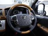 黄木目コンビステアリング！統一感だけでなくグリップもしやすいステアリングに変わっております☆