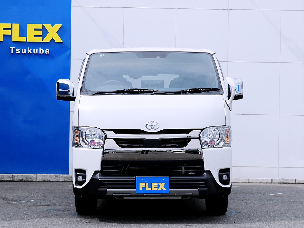フロントビュー☆ FLEXオリジナルTフォーススポイラーを新品装着！！