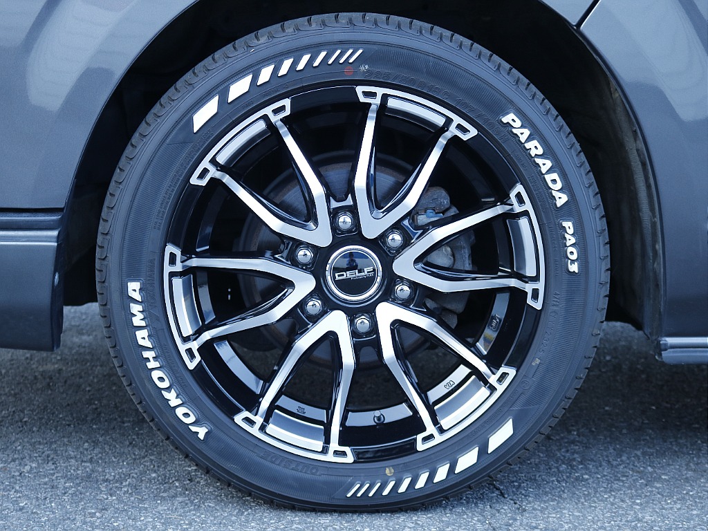 Delf06アルミホイール＆パラダタイヤ装着♪