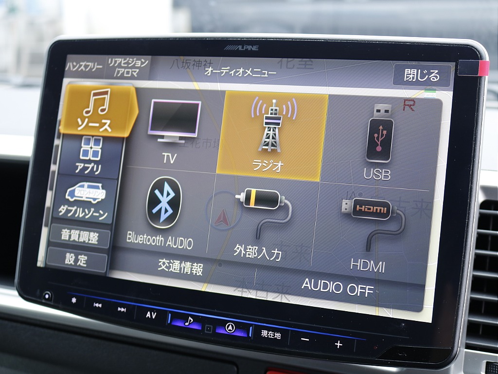 ナビはアルパインBIGXを搭載☆ 大画面で多機能なナビです♪