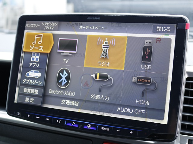 ナビはアルパインBIGXを搭載☆ 大画面で多機能なナビです♪