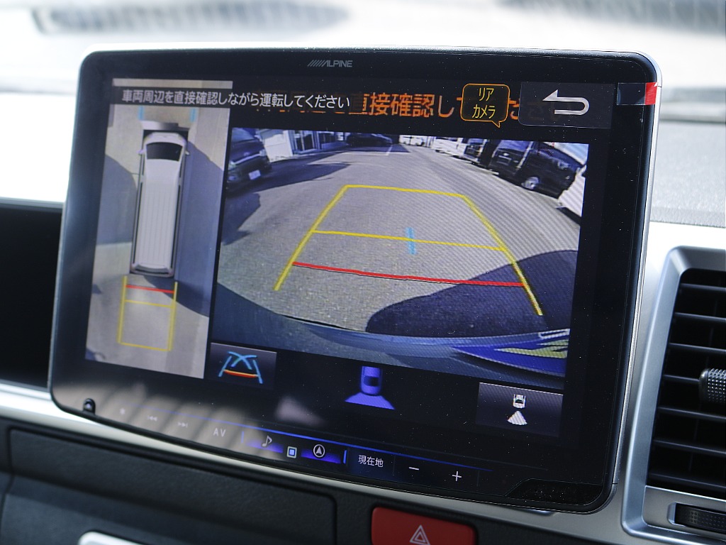 パノラミックビューモニターも連動加工済みです♪