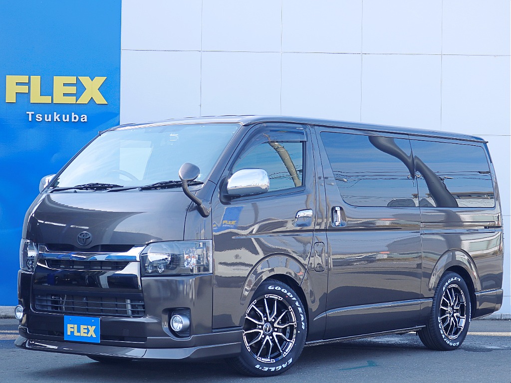 令和1年式　ハイエースバンガソリン2WD　50Thアニバーサリーグラファイトメタリックの限定車が入庫致しました！