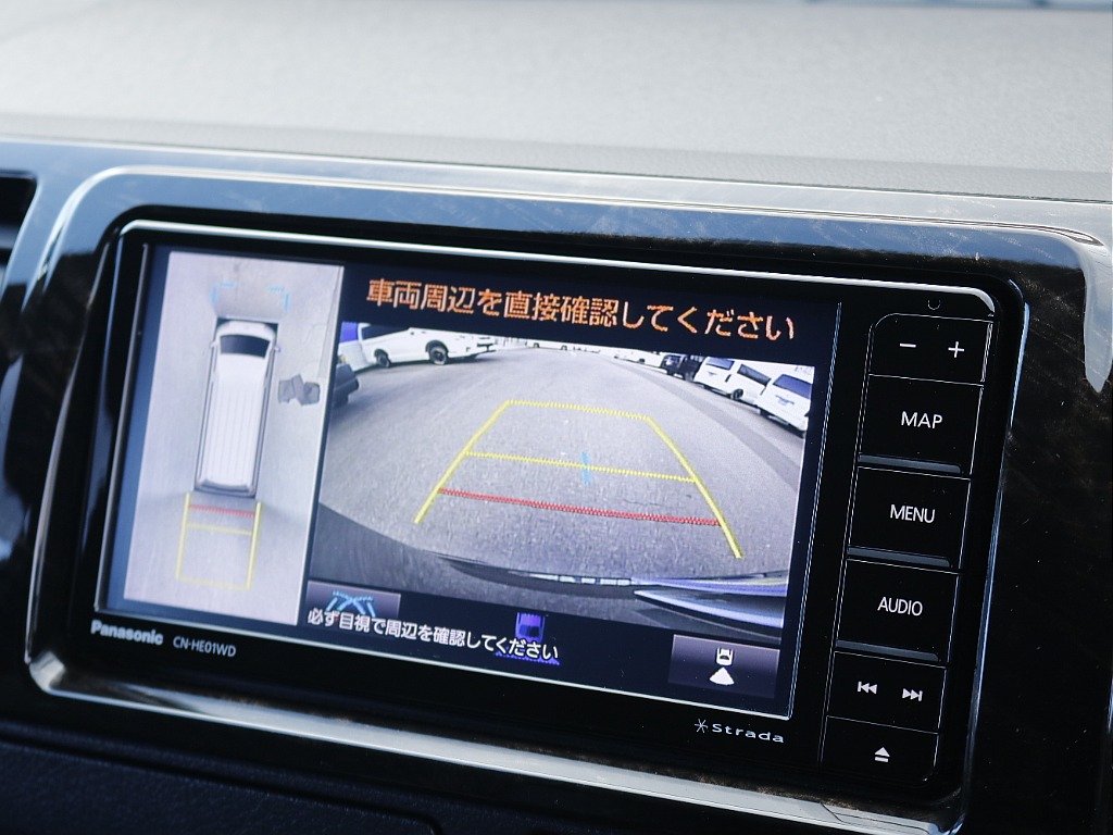 パノラミックビューモニターも連動加工済みです！